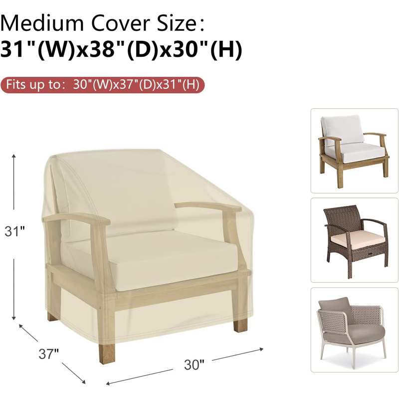Ebern Designs Outdoor Patio Chair Cover Wayfair